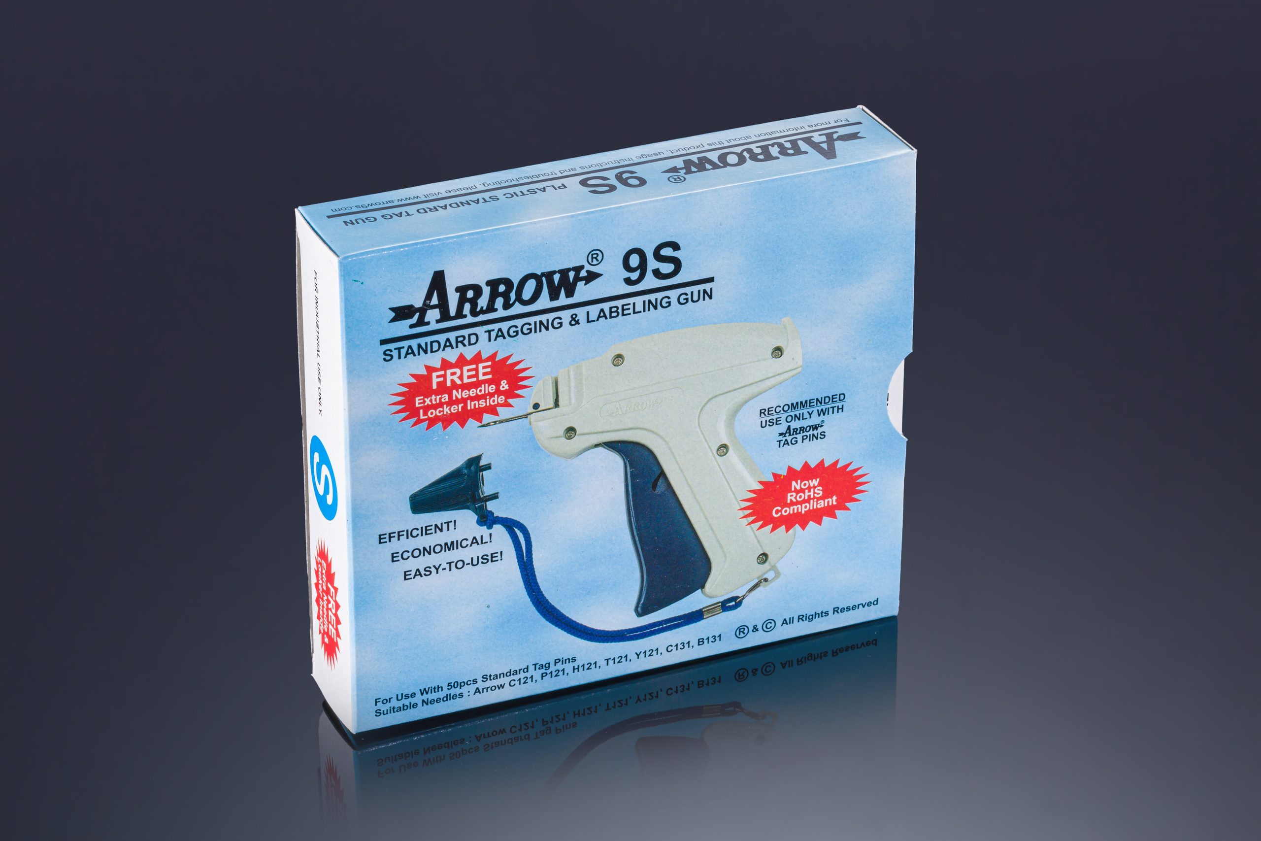 Placeholder packaging for Arrow 9S tag gun