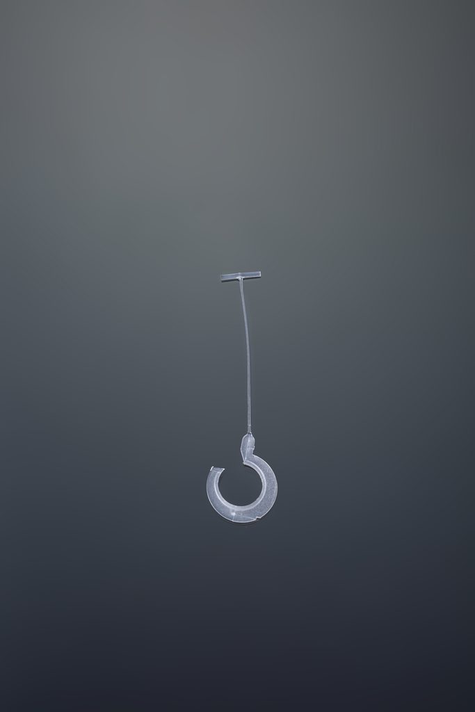 J-hook tag pin
