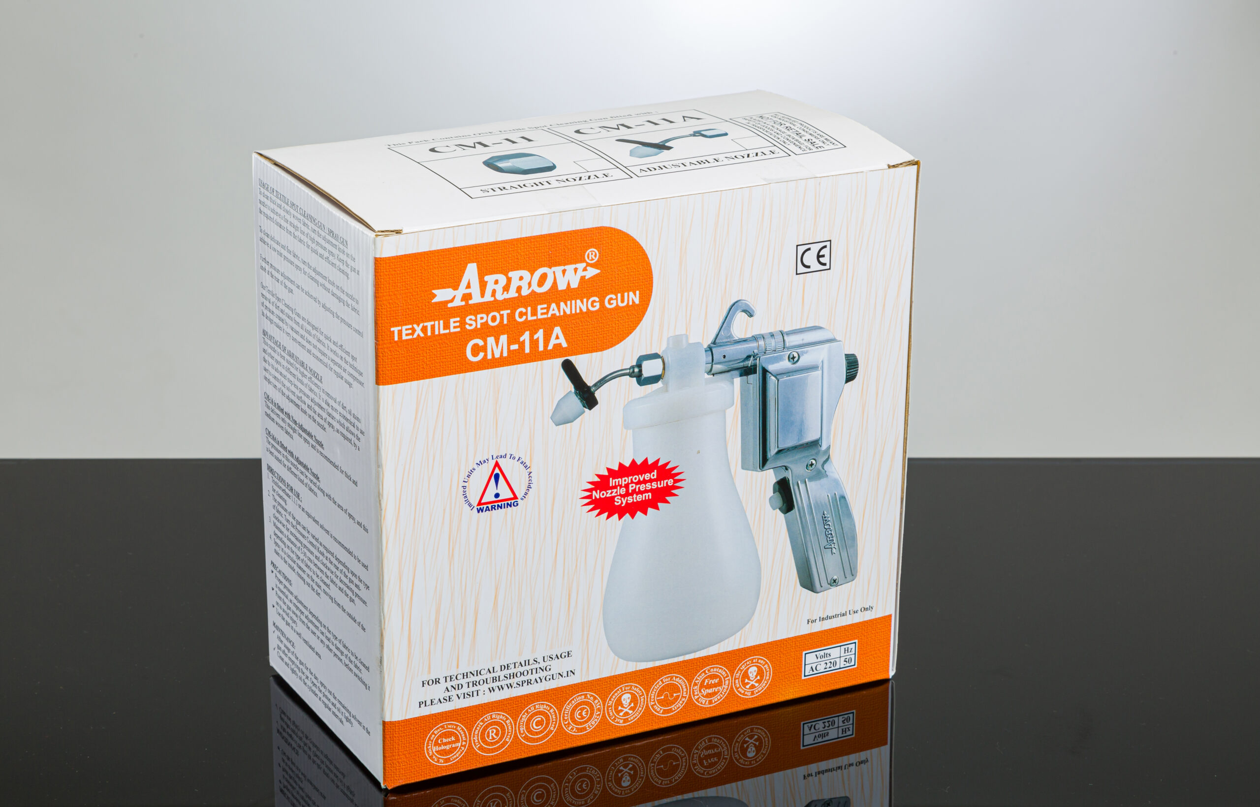 Arrow CM 11A spray gun packaging