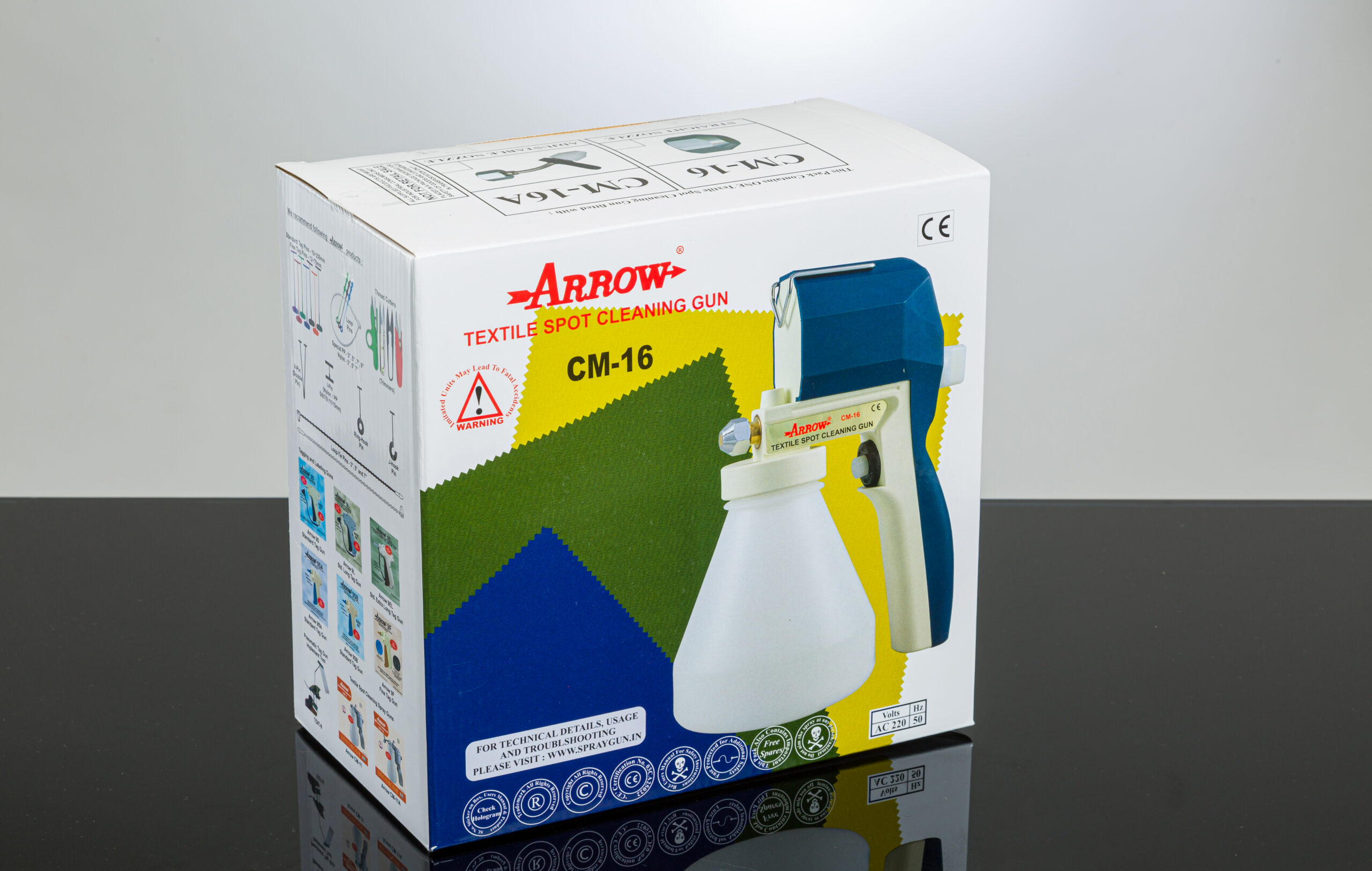 Arrow CM 16 spray gun packaging